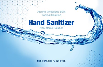 Front Label For Ethanol Based Sanitizer (Front Label   Etoh)